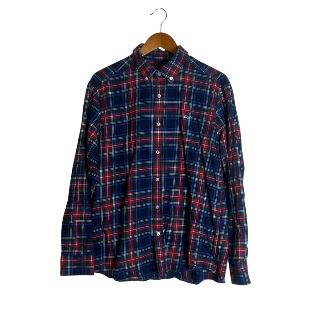 Vineyard vines‎ flannel classic fit whale shirt